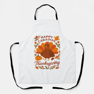 Canadian Thanksgiving Autumn Celebration Classic T Apron