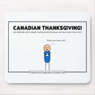 canadian thanksgiving mouse pad