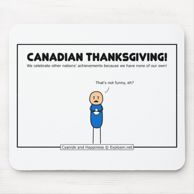 canadian thanksgiving mouse pad (Front)
