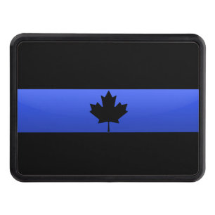 Canadian Thin Blue Line Hitch Cover