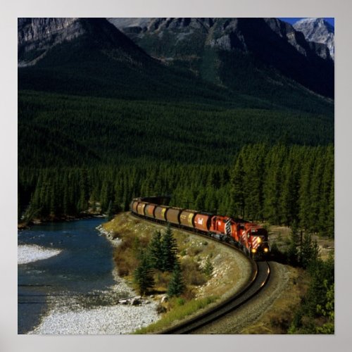 Canadian Train Poster