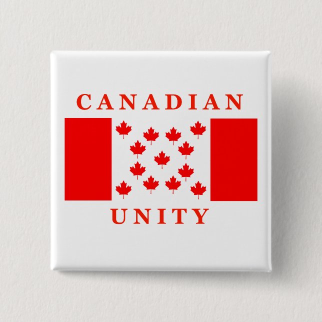 Canadian Unity Button (Front)