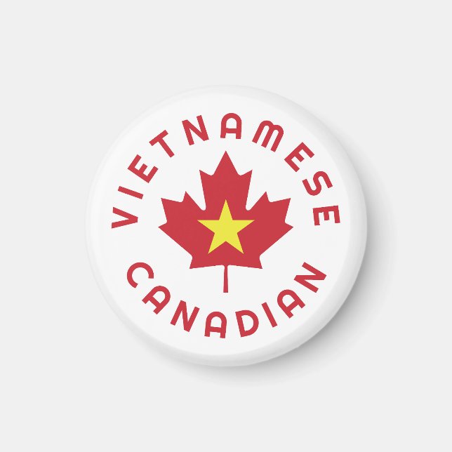 Canadian Vietnamese   Roots  Magnet (Front)