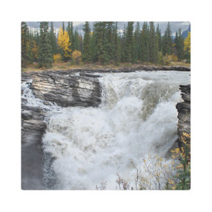 Canadian Waterfall Adventure, Athabasca Falls Metal Print