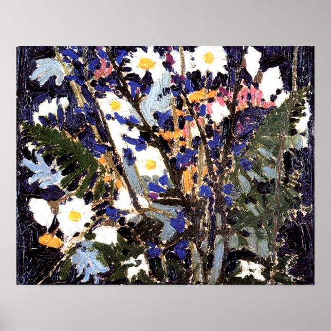 Canadian Wildflowers by Tom Thomson Poster (Front)