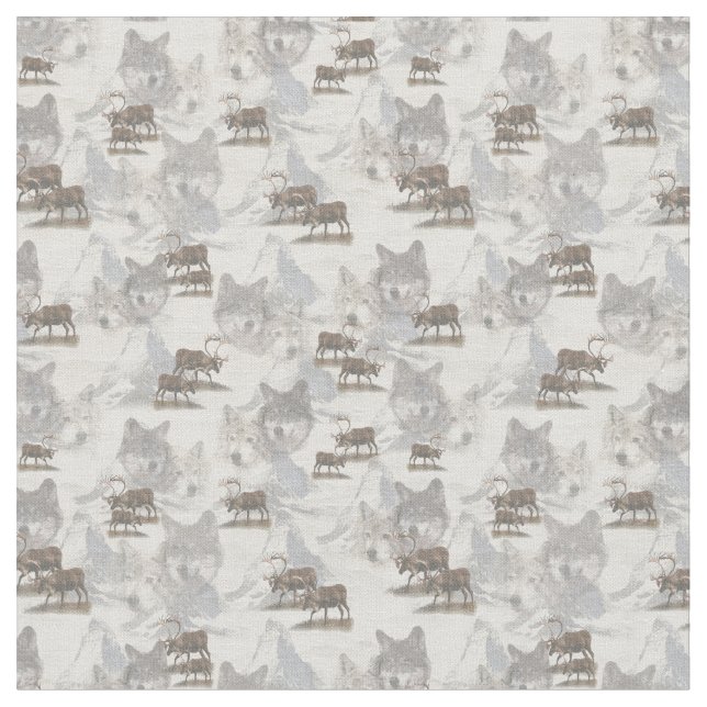 Canadian Wildlife Day Fabric (Close Up)