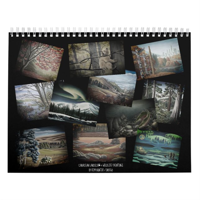 Canadian Wildlife & Landscape Painting Calendar (Cover)
