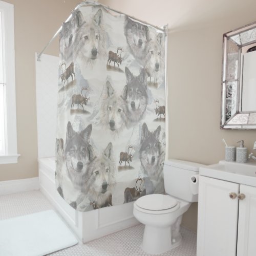 Canadian Wildlife Shower Curtain