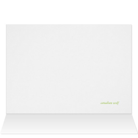 Canadian Wolf (Inside Horizontal (Top))