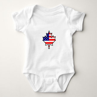 CanadianAmerican Baby Bodysuit