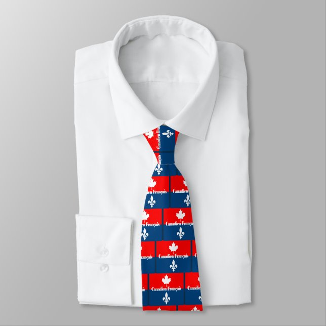 Canadien Francais 2 Neck Tie (Tied)