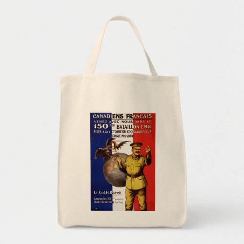 Canadiens Francais Tote Bag