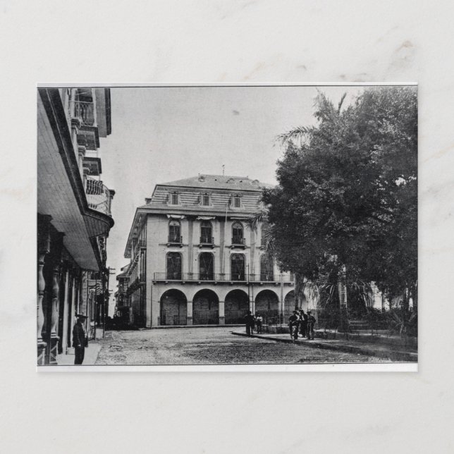 Canal Administration Building, Panama Postcard (Front)