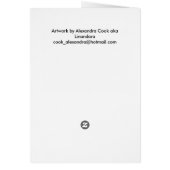 Canal at Brecon, Wales, Card (Back)