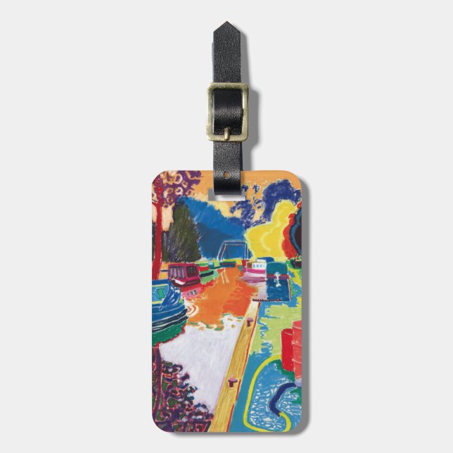 Canal at Dundas Luggage Tag (Front Vertical)