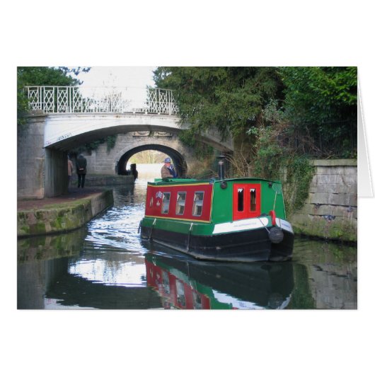 Canal Boat Bath Cards (Front Horizontal)