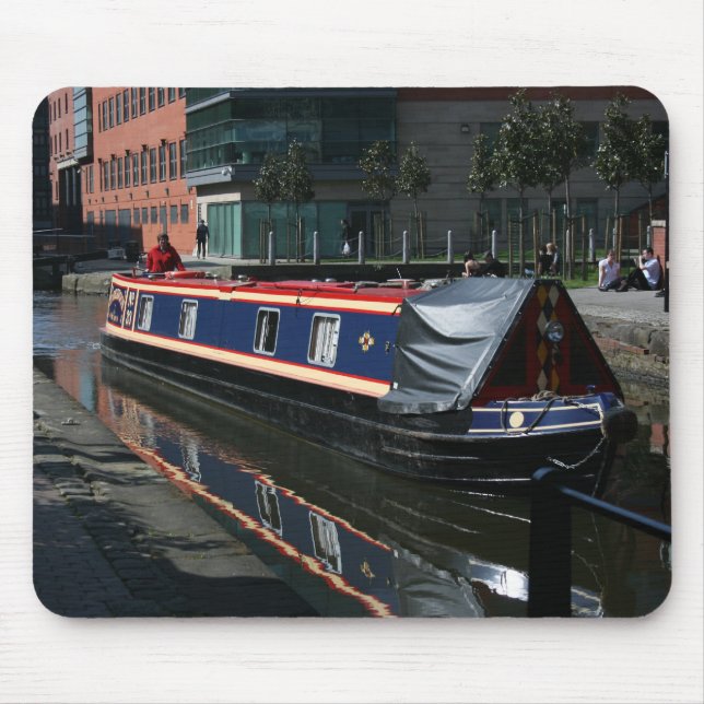 Canal Boat Mouse Pad (Front)