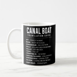 Canal Boat & Narrowboat For Barge Boat Owners 4 Coffee Mug