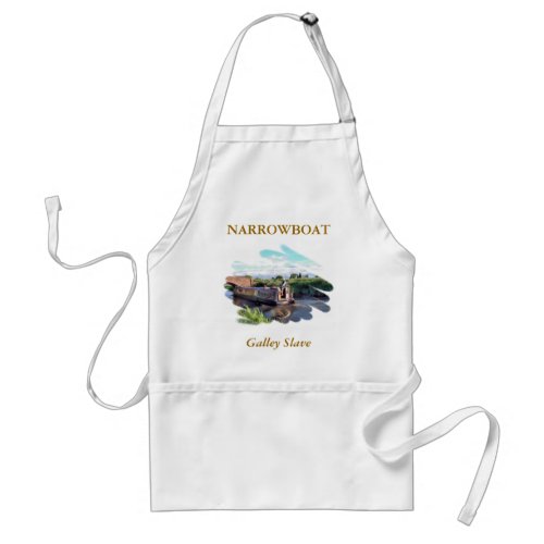 CANAL BOATS ADULT APRON