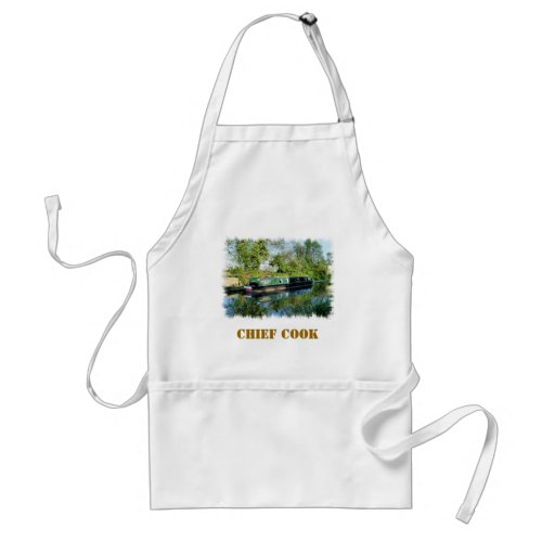 CANAL BOATS ADULT APRON