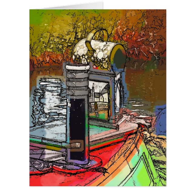 CANAL BOATS BIG CARD (Front)