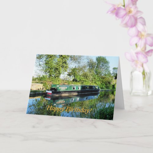 CANAL BOATS CARD