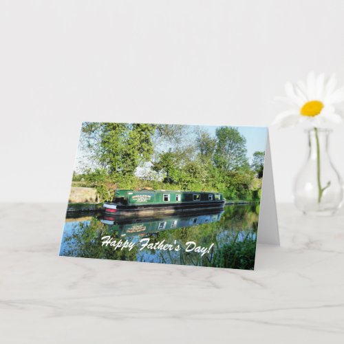 CANAL BOATS CARD
