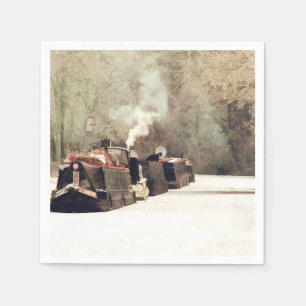 CANAL BOATS PAPER NAPKINS
