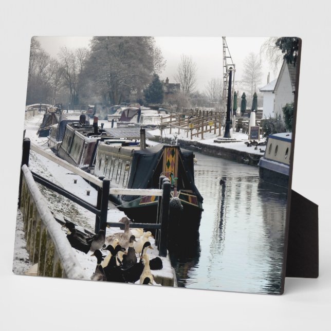CANAL BOATS PLAQUE (Side)