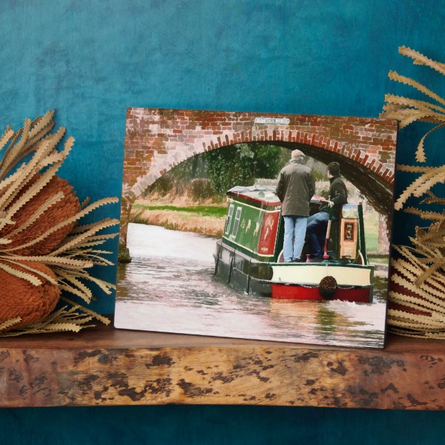 CANAL BOATS PLAQUE (Side)