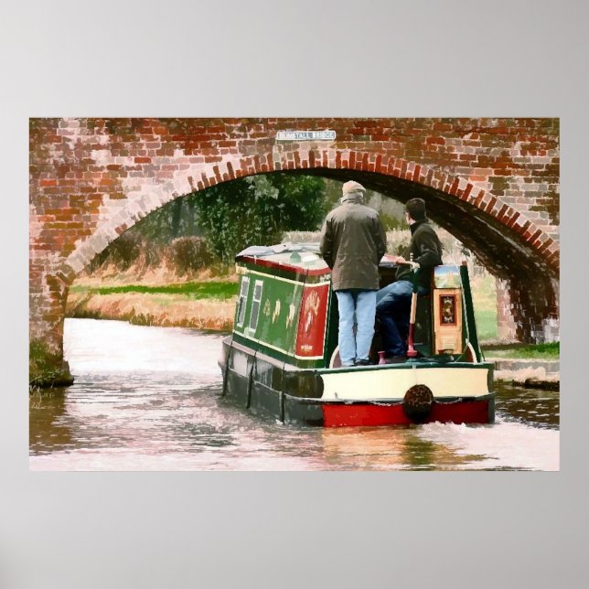 CANAL BOATS POSTER (Front)