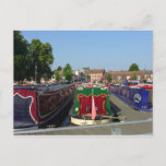 Canal Boats, River Avon, Stratford-upon-Avon Postcard