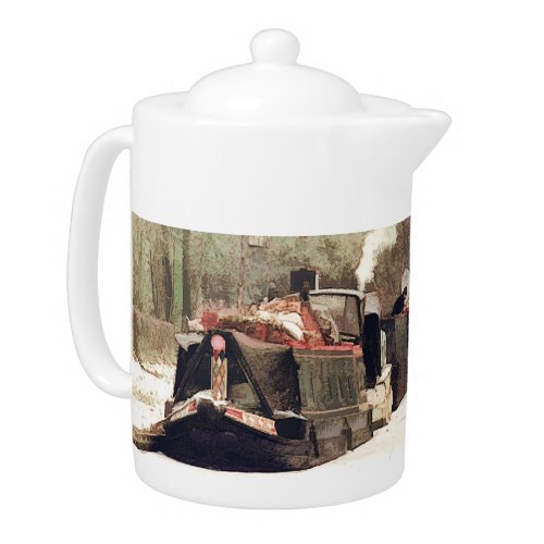 CANAL BOATS TEAPOT