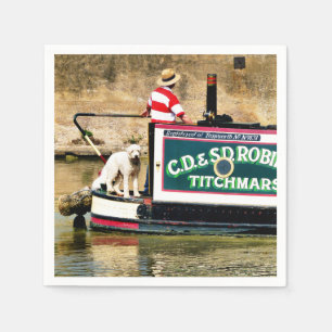 CANAL BOATS UK NAPKINS