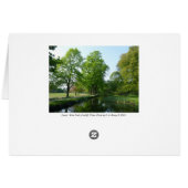 Canal - Bute Park, Cardiff (Back Horizontal)