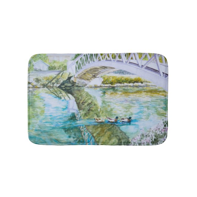 Canal Crossing Bathroom Mat (Front)