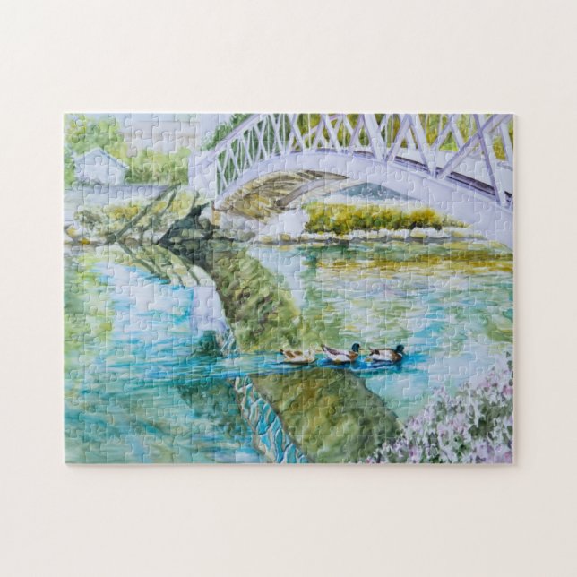 Canal Crossing Jigsaw Puzzle (Horizontal)