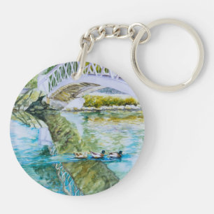 Canal Crossing Keychain