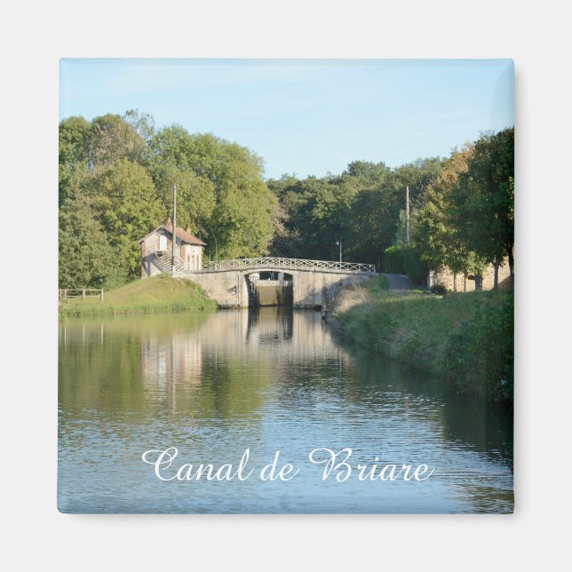 Canal de Briare lock 3 Magnet (Front)