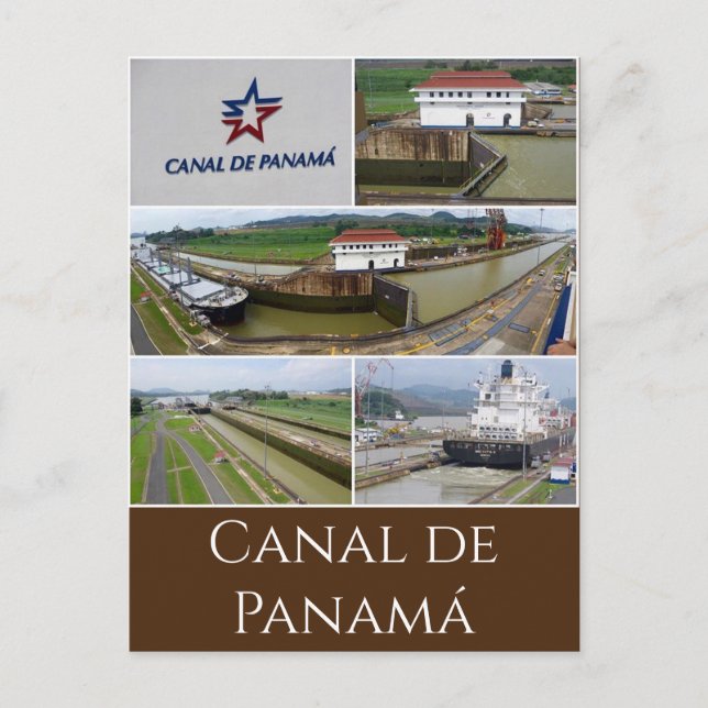 canal de panamá postcard (Front)