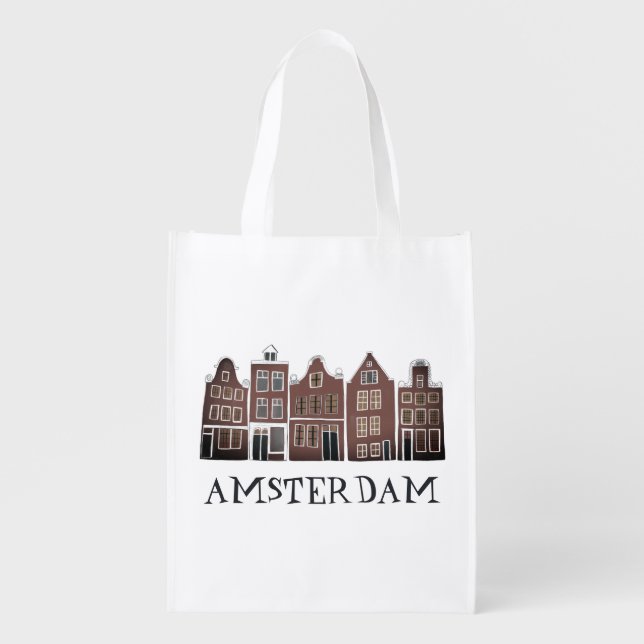 Canal House Amsterdam Holland Dutch Travel Tote (Front)
