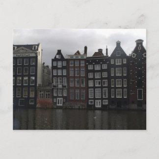 Canal houses in Amsterdam Postcard