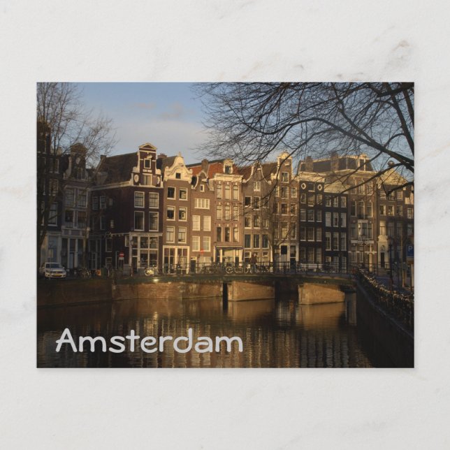 Canal houses postcard (Front)