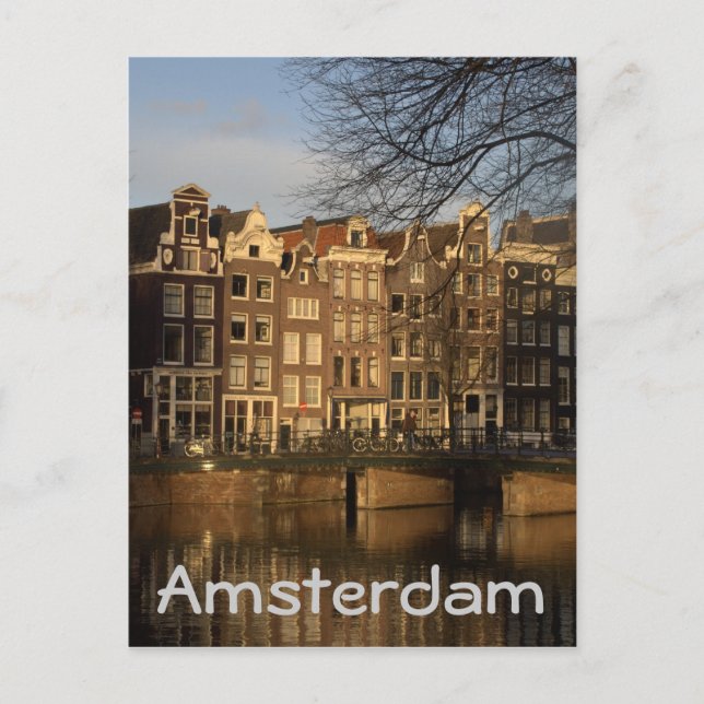 Canal houses postcard (Front)