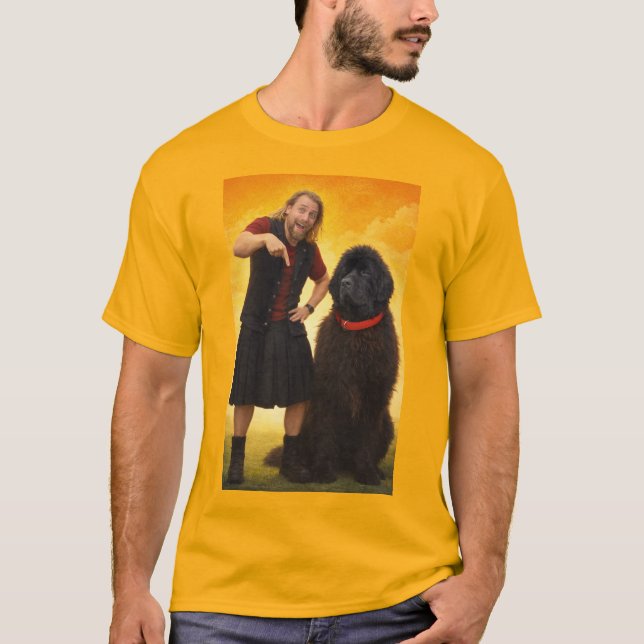 Canal Illo - Humor and Goofiness with Comedic Dog T-Shirt (Front)