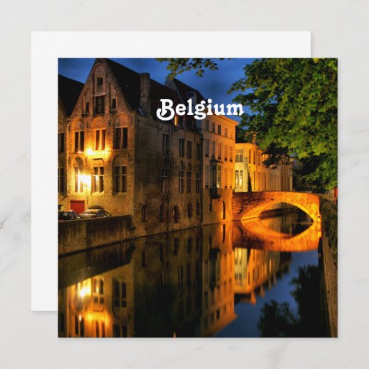 Canal in Belgium (Front/Back)