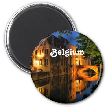 Canal In Belgium Magnet by GoingPlaces at Zazzle