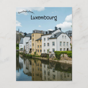 Canal in Luxembourg Postcard