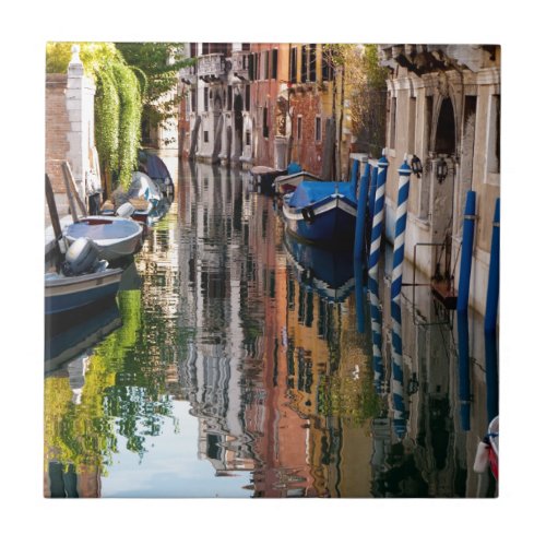 Canal in the Morning Tile