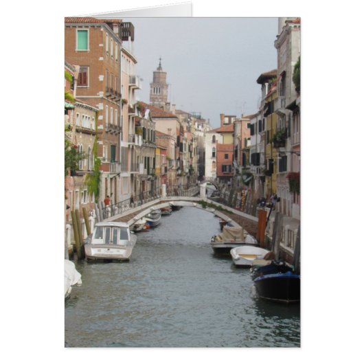 Canal in Venice, Italy Cards (Front)
